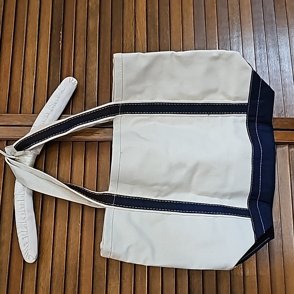 NWoT  Intuit Expert Network logo canvas zippered tote Satchel New York large - Picture 3 of 7